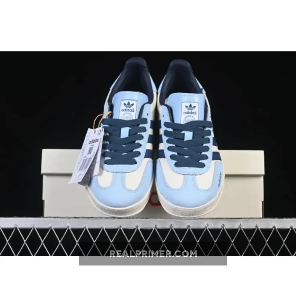 ORIGINALS GAZELLE INDOOR LOW-TOP SNEAKERS BLUE/WHITE DD6609
