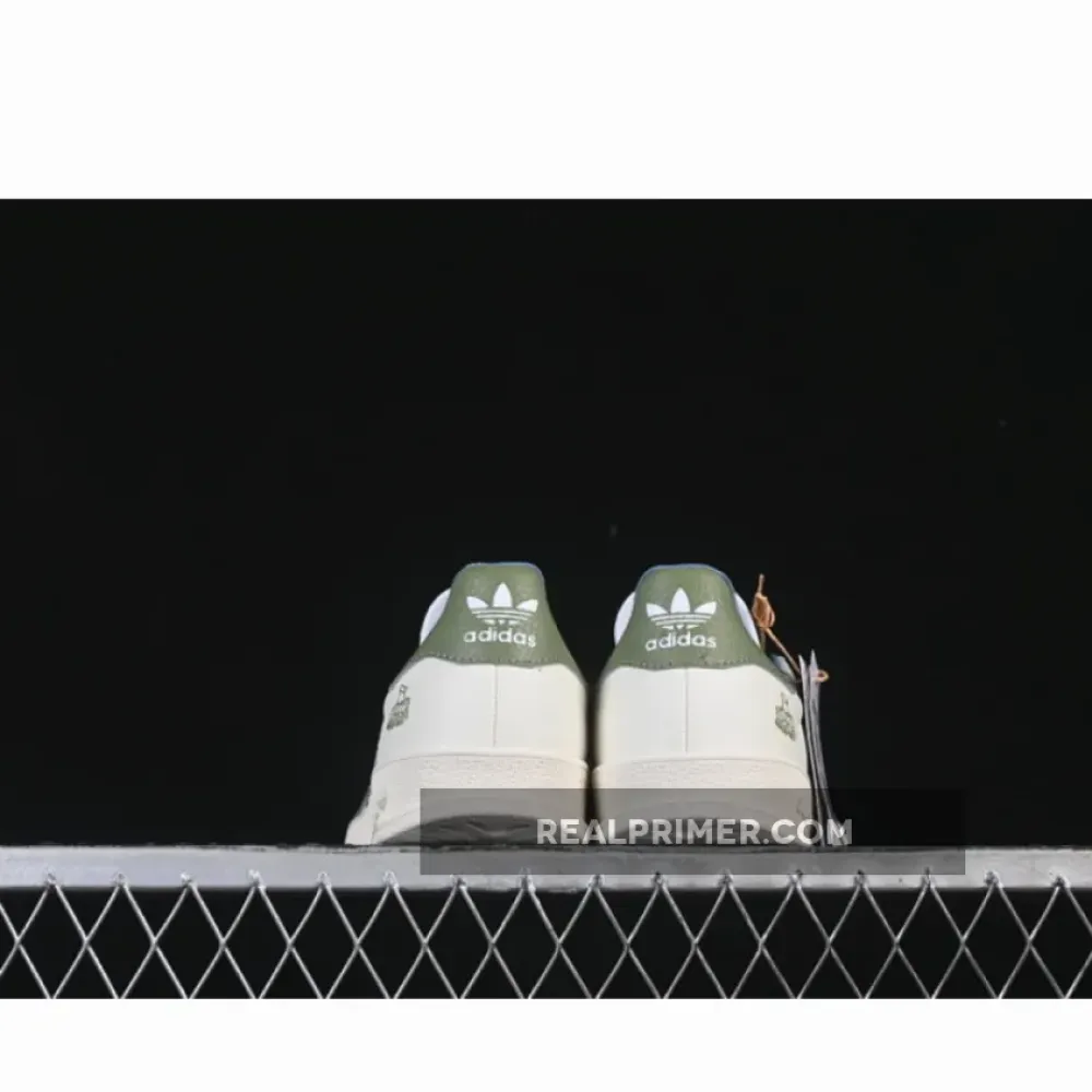 ORIGINALS GAZELLE INDOOR LOW-TOP SNEAKERS GREY/WHITE/GREEN DD6607