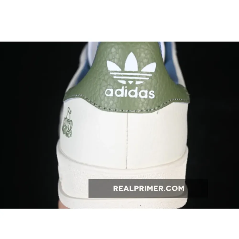 ORIGINALS GAZELLE INDOOR LOW-TOP SNEAKERS GREY/WHITE/GREEN DD6607