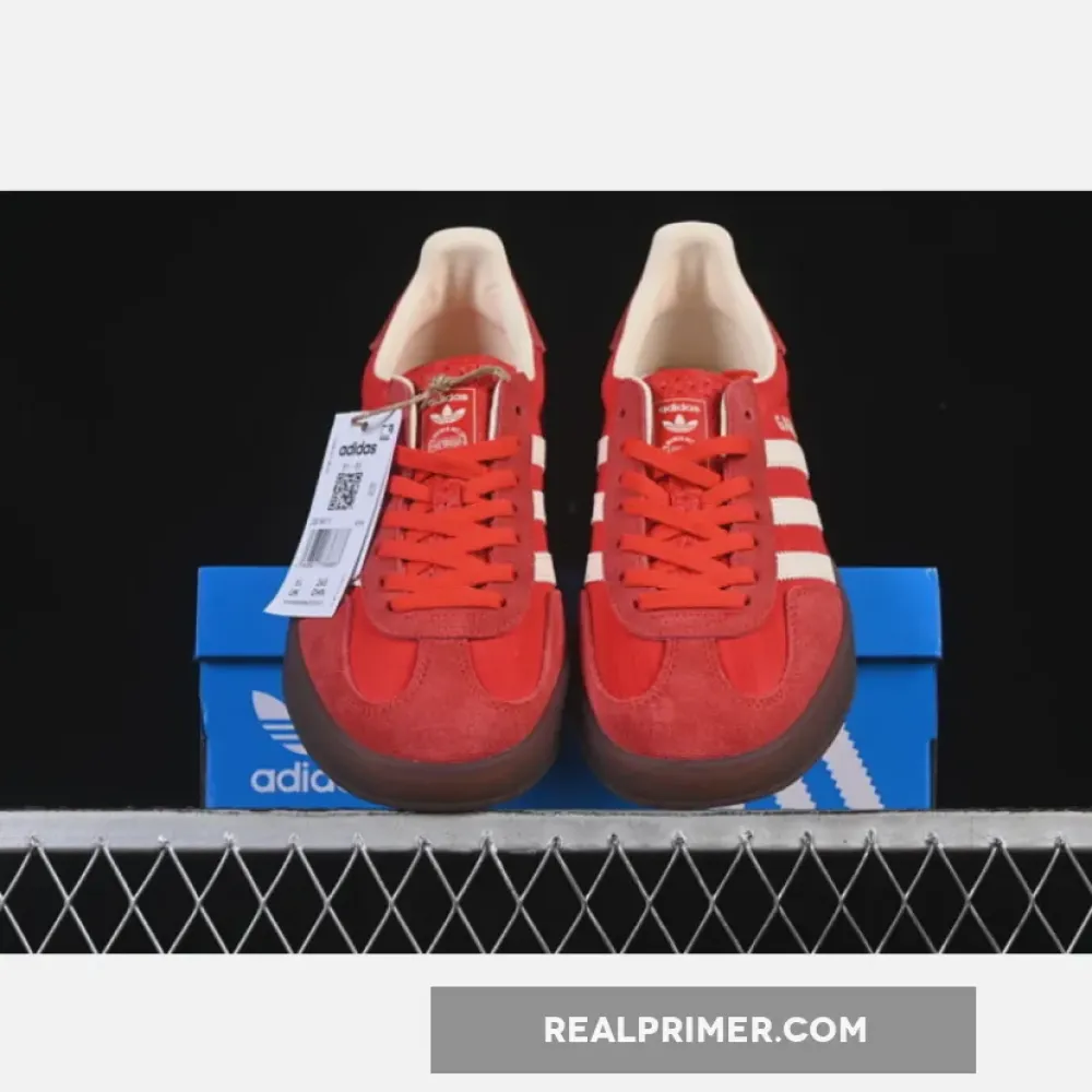 GAZELLE INDOOR RED/BETTER SCARLET/CREAM WHITE JS1411