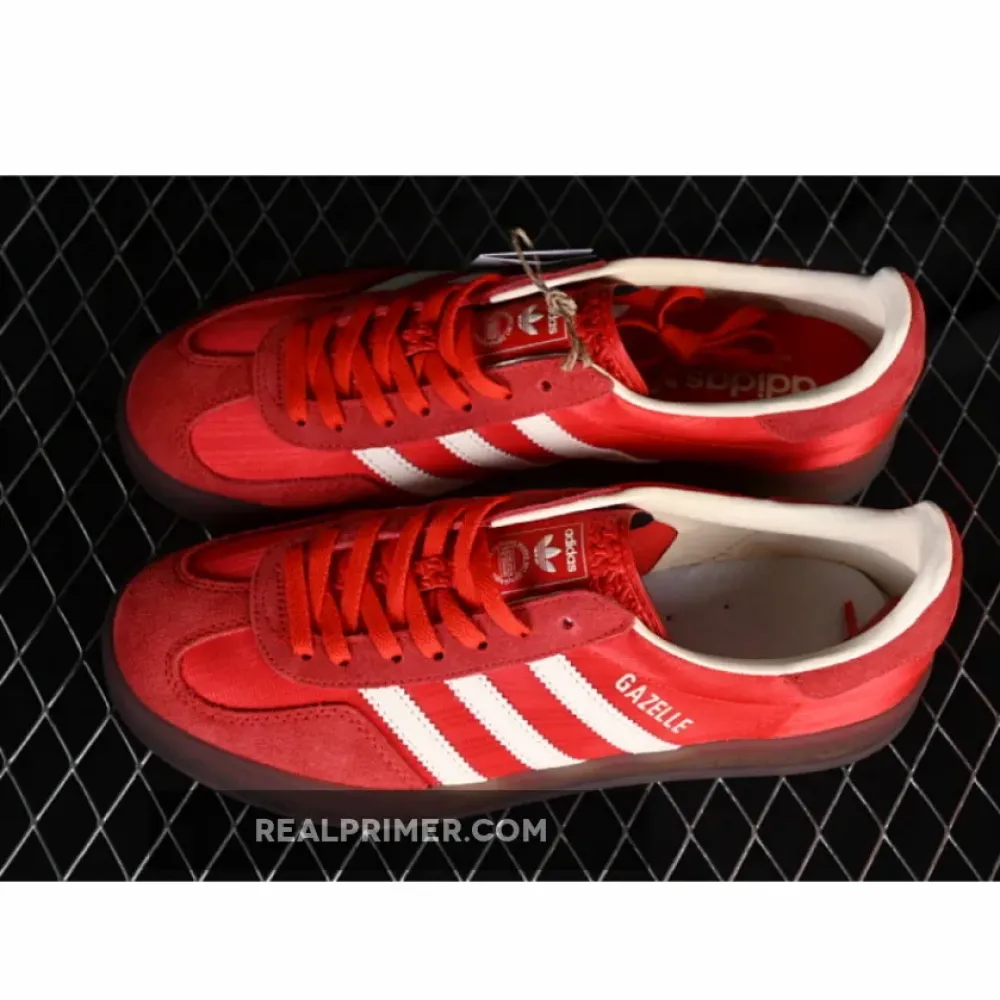 GAZELLE INDOOR RED/BETTER SCARLET/CREAM WHITE JS1411