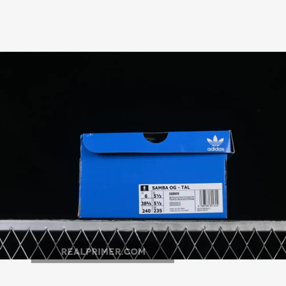 SAMBA OG TAL CLOVER CASUAL BOARD SHOES RED/COFFEE/WHITE IG8905