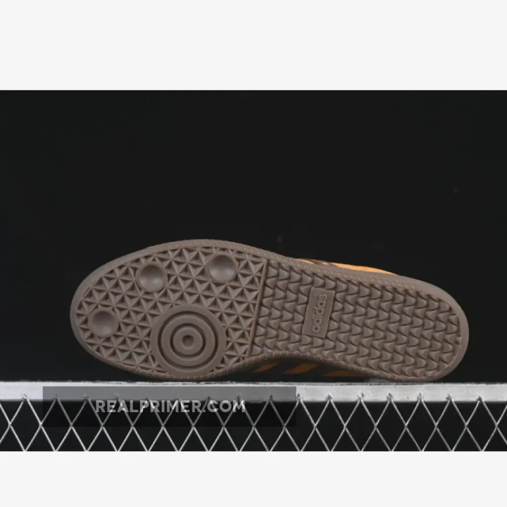 SAMBA CLOVER CASUAL BOARD SHOES KHAKI/COFFEE/WHITE JI3288