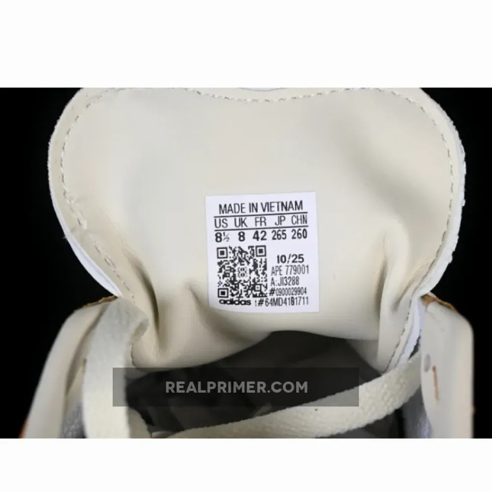 SAMBA CLOVER CASUAL BOARD SHOES KHAKI/COFFEE/WHITE JI3288