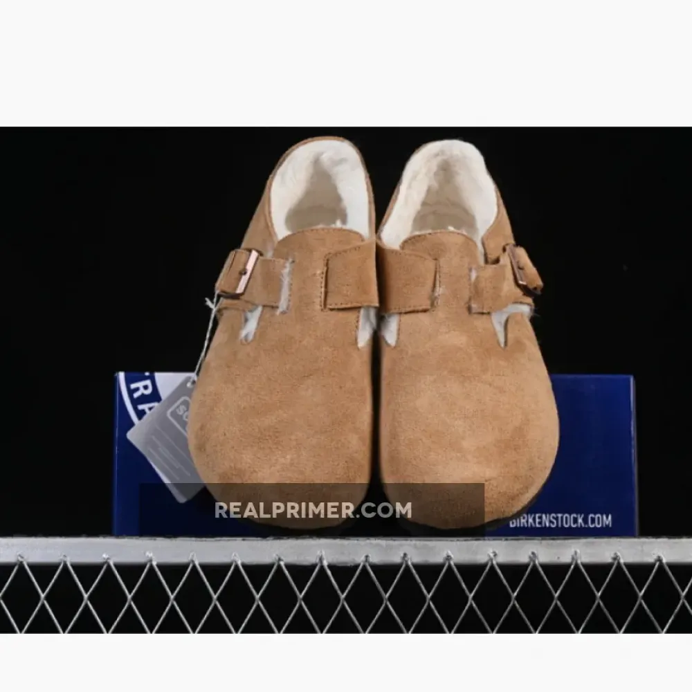 BIRKENSTOCK ADD FLEECE IN AUTUMN AND WINTER CHESTNUT BROWN/BROWN FKLHKA