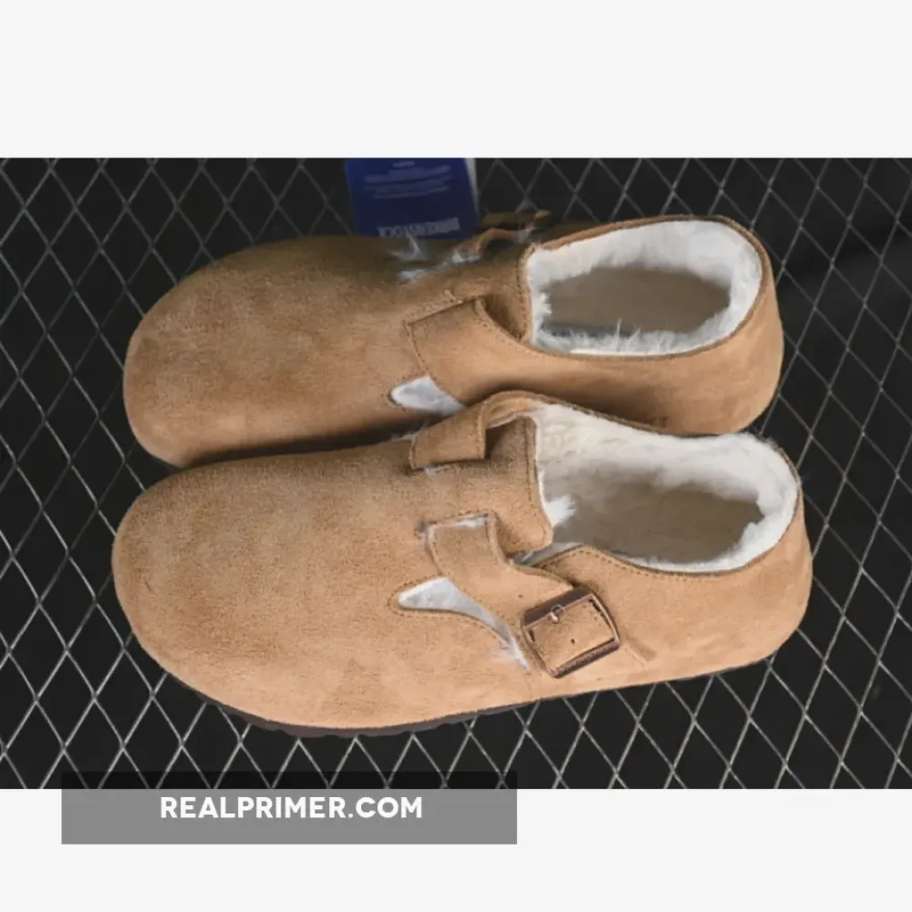 BIRKENSTOCK ADD FLEECE IN AUTUMN AND WINTER CHESTNUT BROWN/BROWN FKLHKA