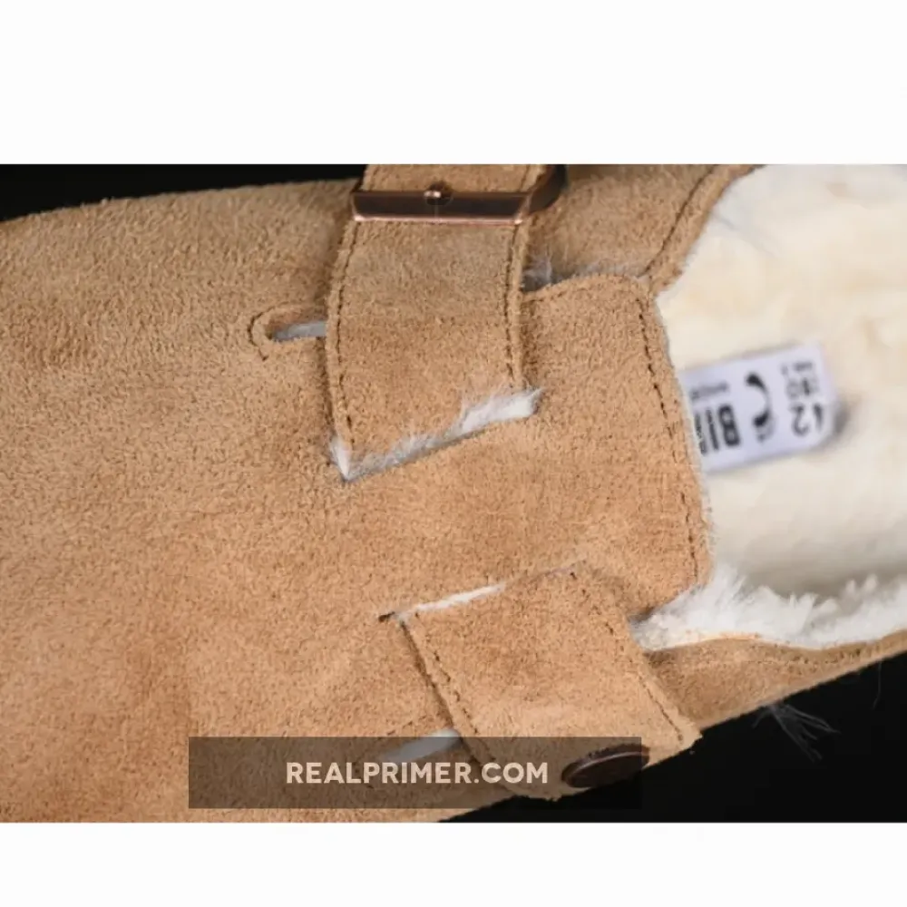 BIRKENSTOCK ADD FLEECE IN AUTUMN AND WINTER CHESTNUT BROWN/BROWN HYTUES