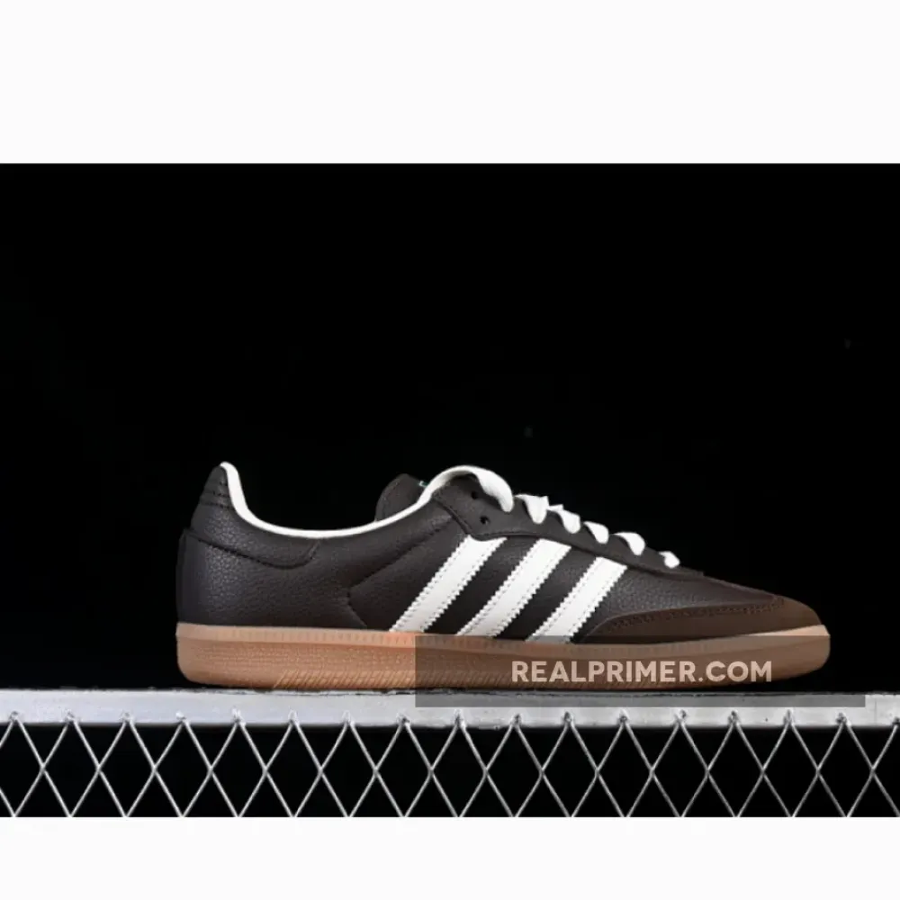 SAMBA OG CLOVER CASUAL BOARD SHOES BLACK/WHITE JR0891