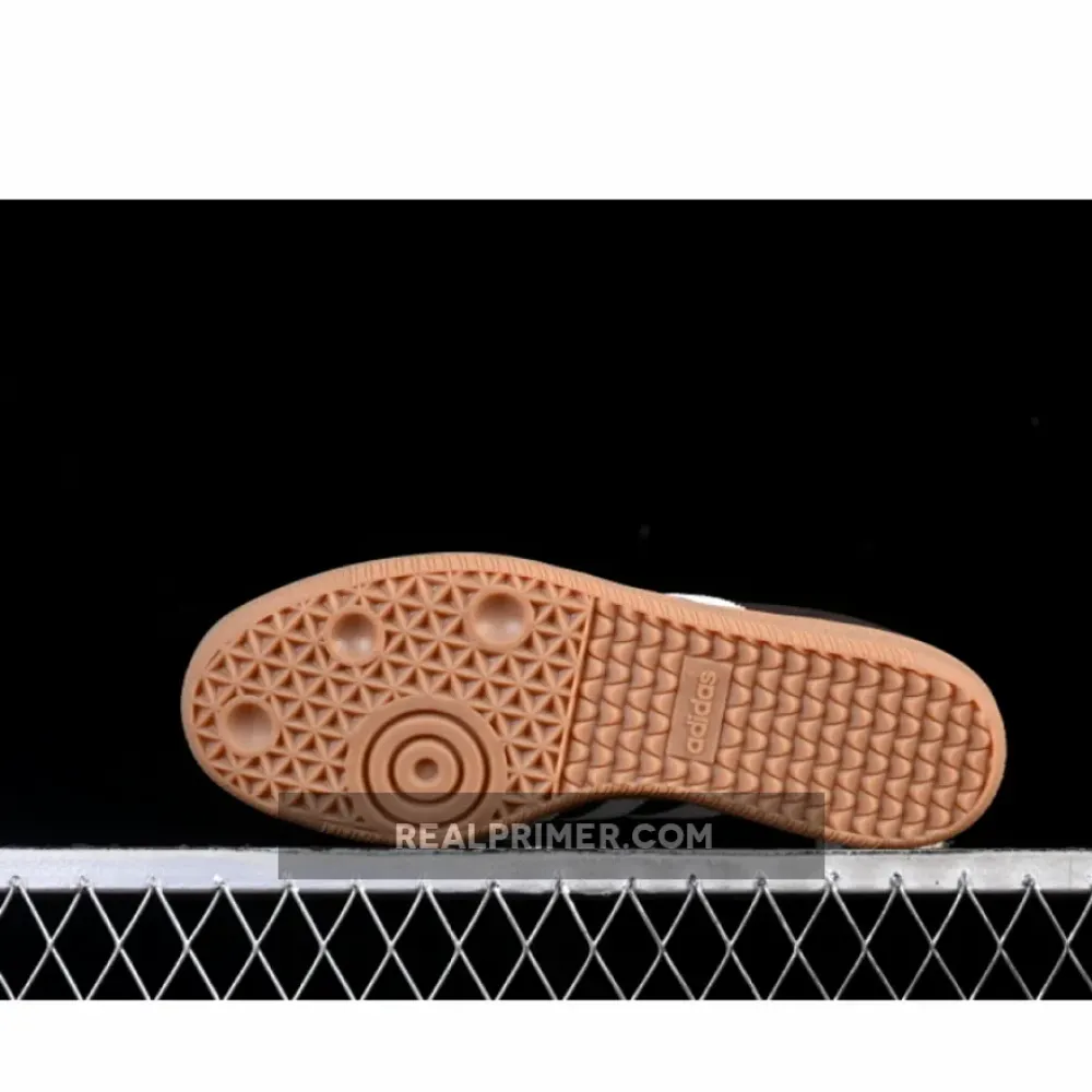 SAMBA OG CLOVER CASUAL BOARD SHOES BLACK/WHITE JR0891