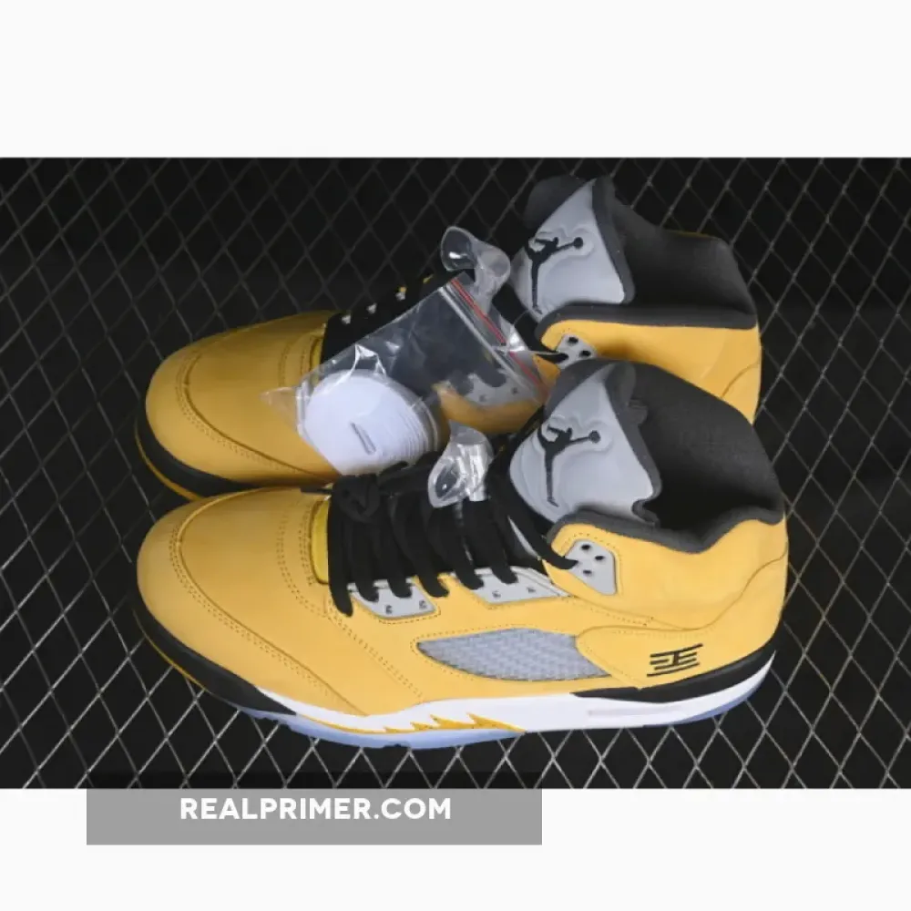 AIR JORDAN 5 RETRO TOKYO AJ5 BASKETBALL SHOES GREY/ORANGE/WHITE IO3372-700