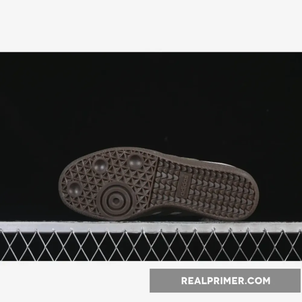 SAMBA OG CLOVER CASUAL BOARD SHOES GREY/COFFEE JR0893