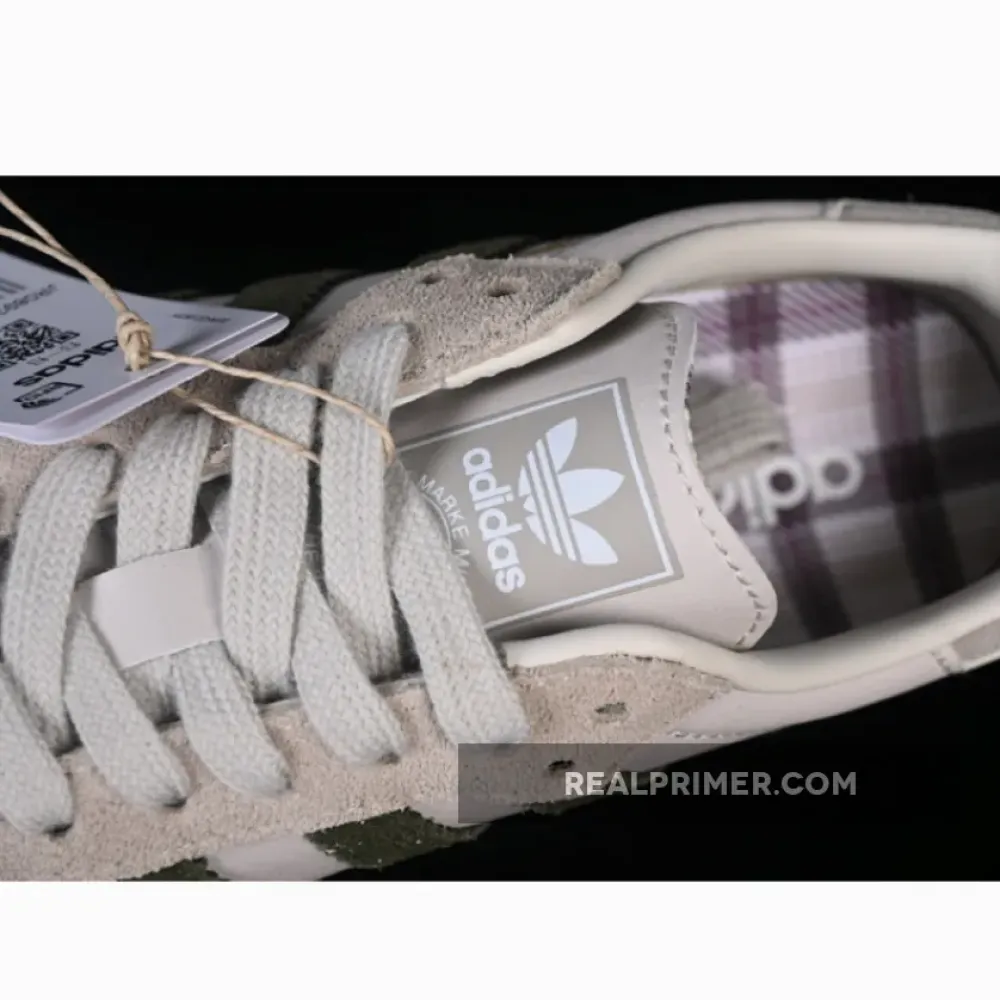 SAMBA OG CLOVER CASUAL BOARD SHOES GREY/COFFEE JR0893