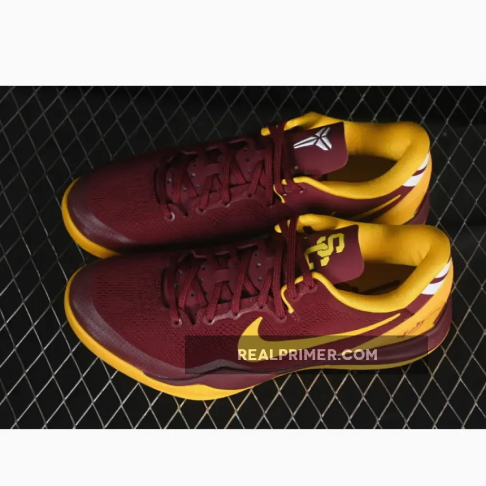 KOBE 8 SYSTEM MEN'S PRACTICAL BASKETBALL SHOES RED/ORANGE TQQB2F