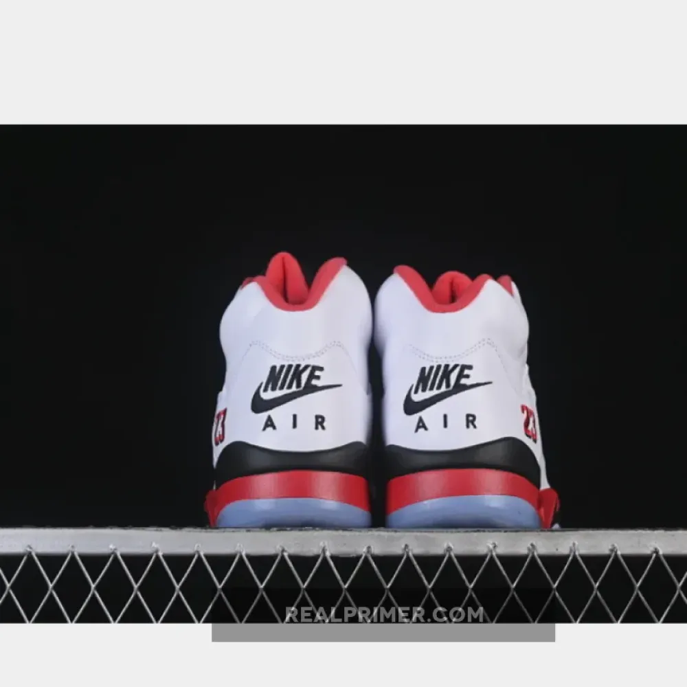 AIR JORDAN 5 RETRO WHITE/FIRE RED/BLACK HQ7978-101