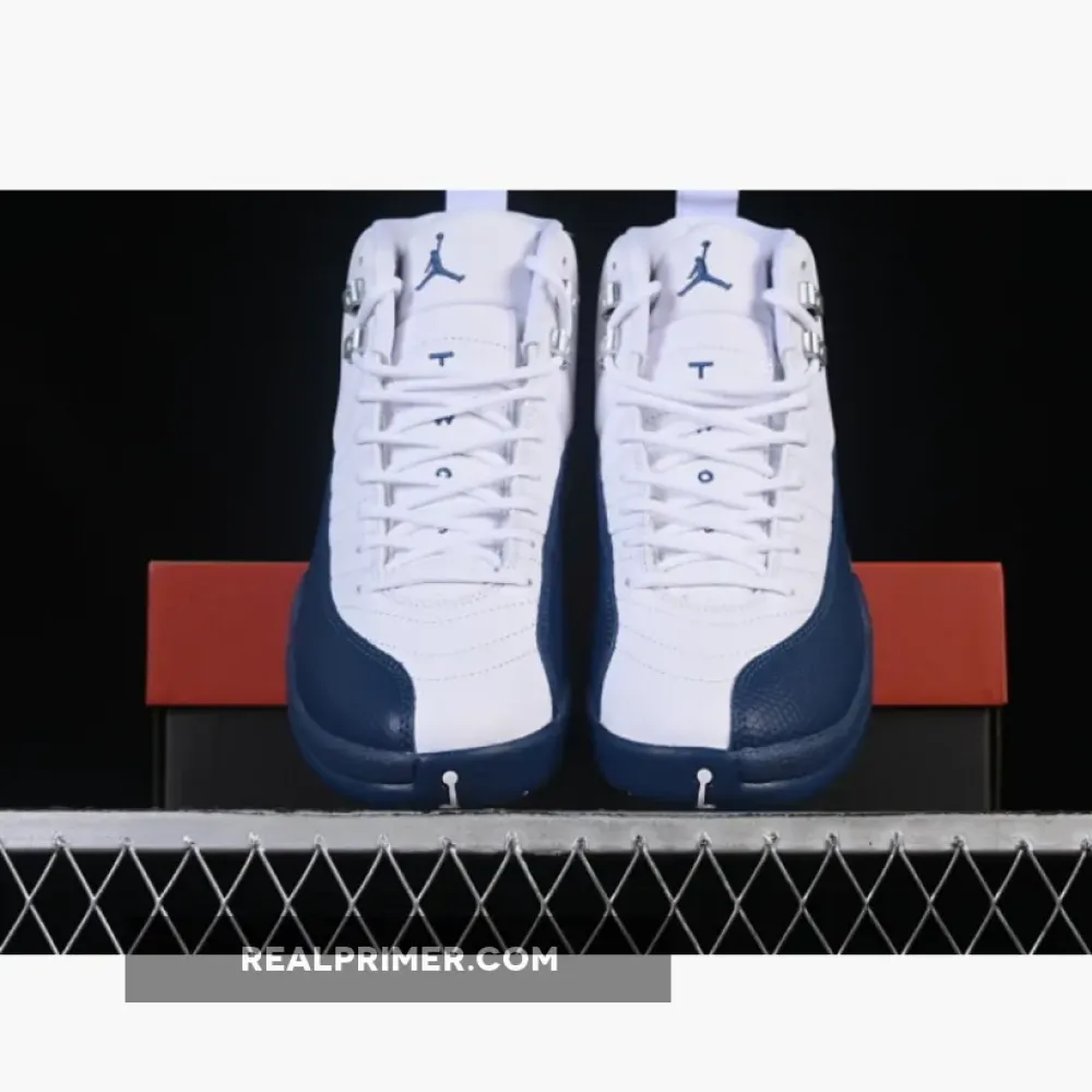 AIR JORDAN 12 RETRO WHITE/FRENCH BLUE-METALLIC SILVER-VARSITY RED CT8013-114