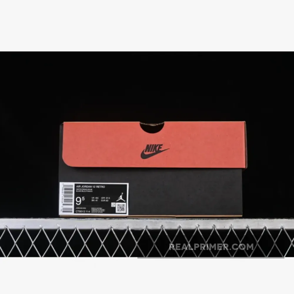 AIR JORDAN 12 RETRO WHITE/FRENCH BLUE-METALLIC SILVER-VARSITY RED CT8013-114