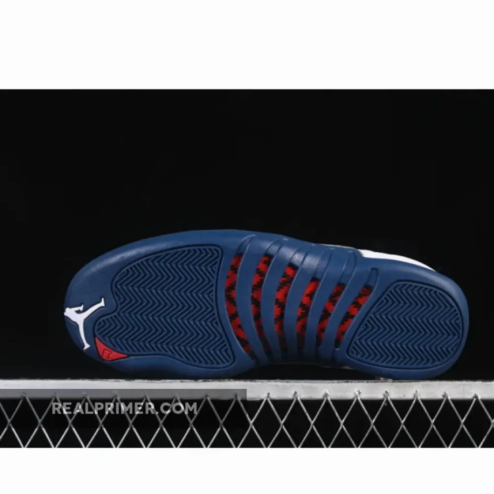 AIR JORDAN 12 RETRO WHITE/FRENCH BLUE-METALLIC SILVER-VARSITY RED CT8013-114