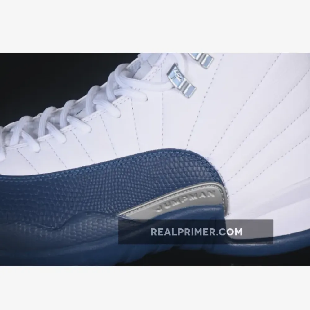 AIR JORDAN 12 RETRO WHITE/FRENCH BLUE-METALLIC SILVER-VARSITY RED CT8013-114