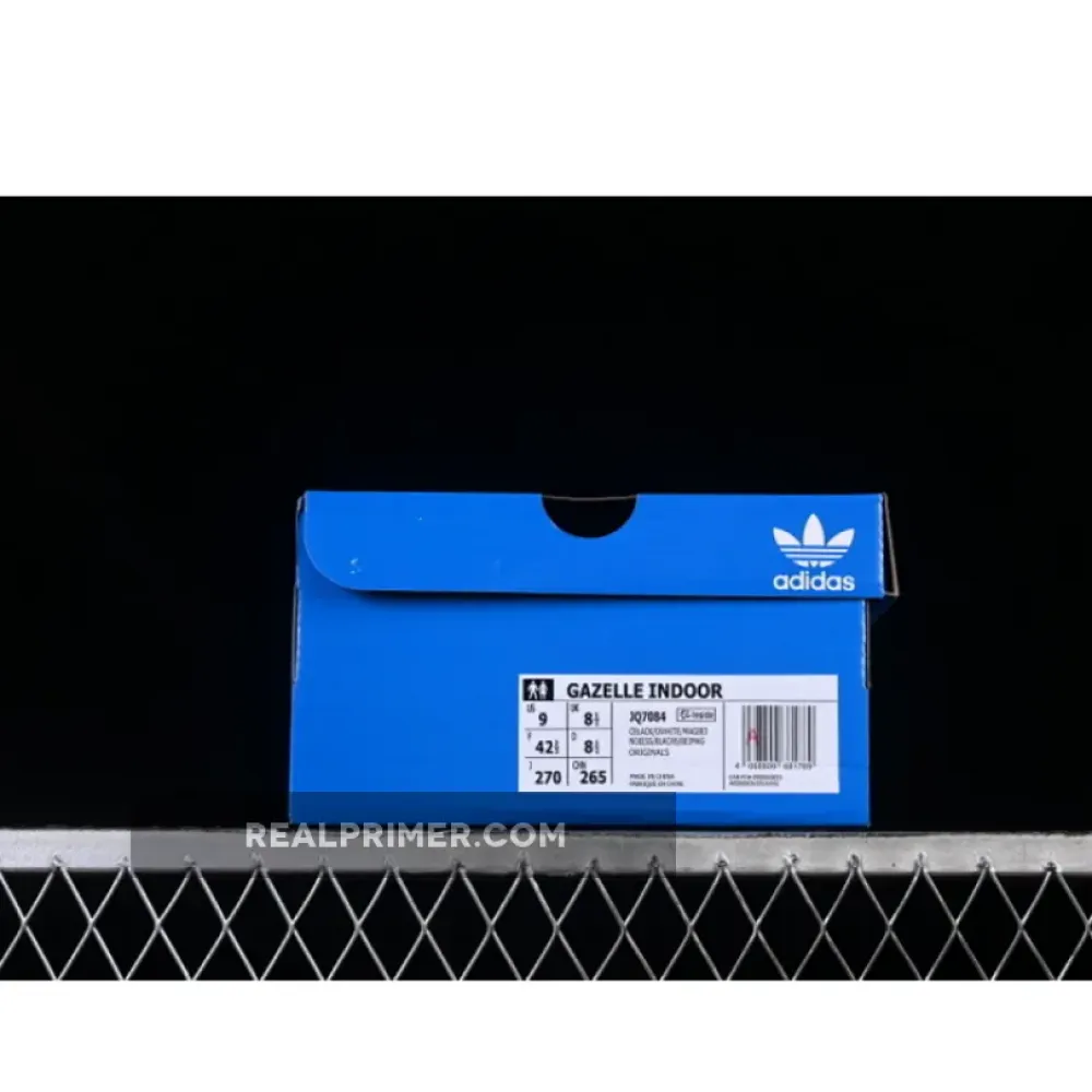 ORIGINALS GAZELLE INDOOR RETRO CASUAL SHOES PINK/BLACK JQ7084