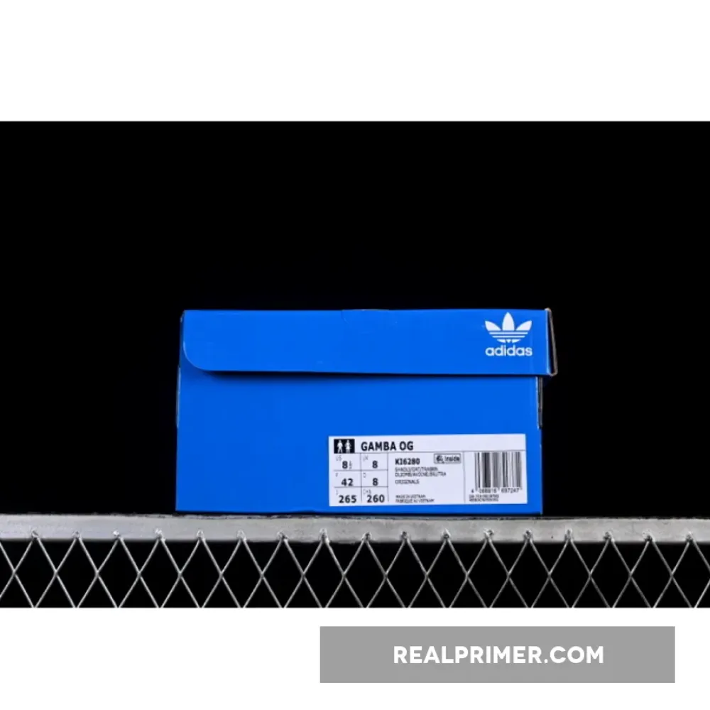 SAMBA OG CLOVER CASUAL BOARD SHOES BLACK/ORANGE KI6280