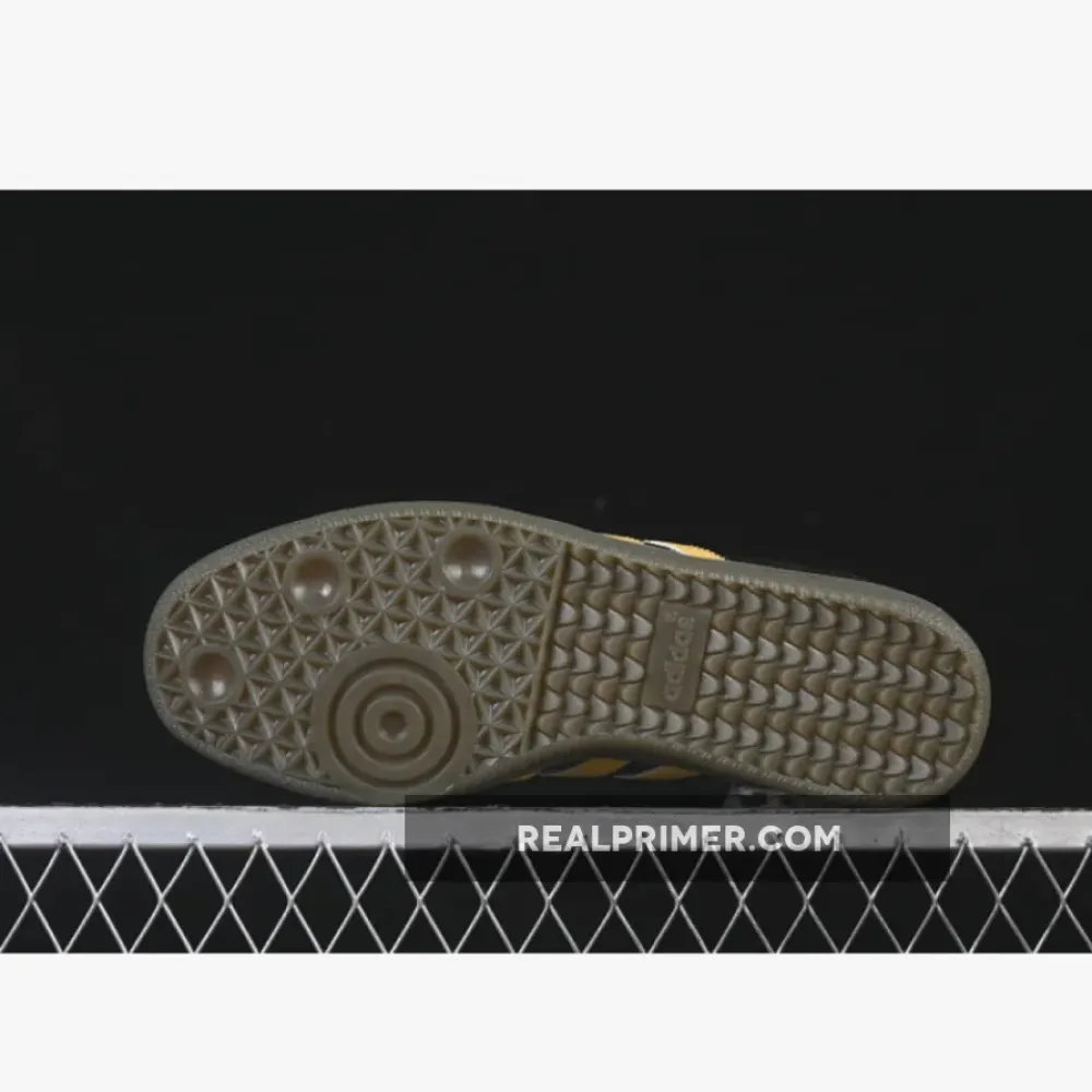 SAMBA OG CLOVER CASUAL BOARD SHOES BLACK/ORANGE KI6280