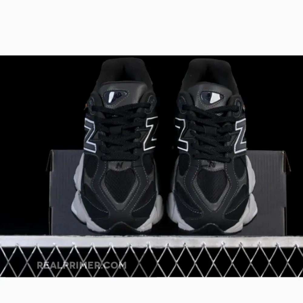 NEW BALANCE 9060 RETRO CASUAL SHOES BLACK/GREY U9060ORA