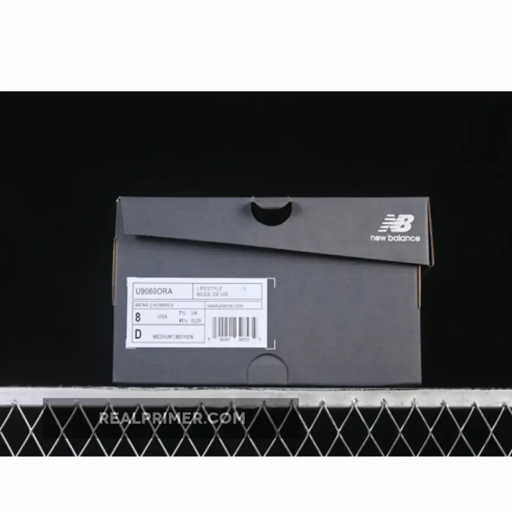 NEW BALANCE 9060 RETRO CASUAL SHOES BLACK/GREY U9060ORA