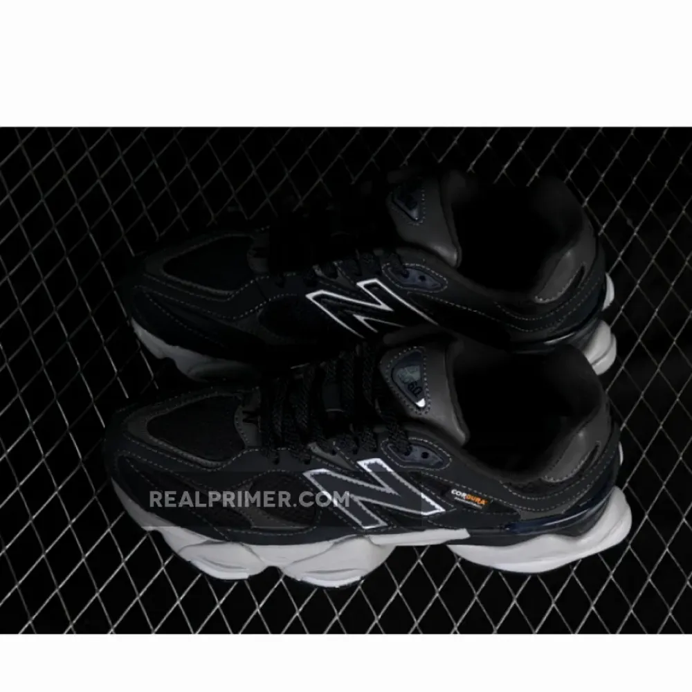 NEW BALANCE 9060 RETRO CASUAL SHOES BLACK/GREY U9060ORA