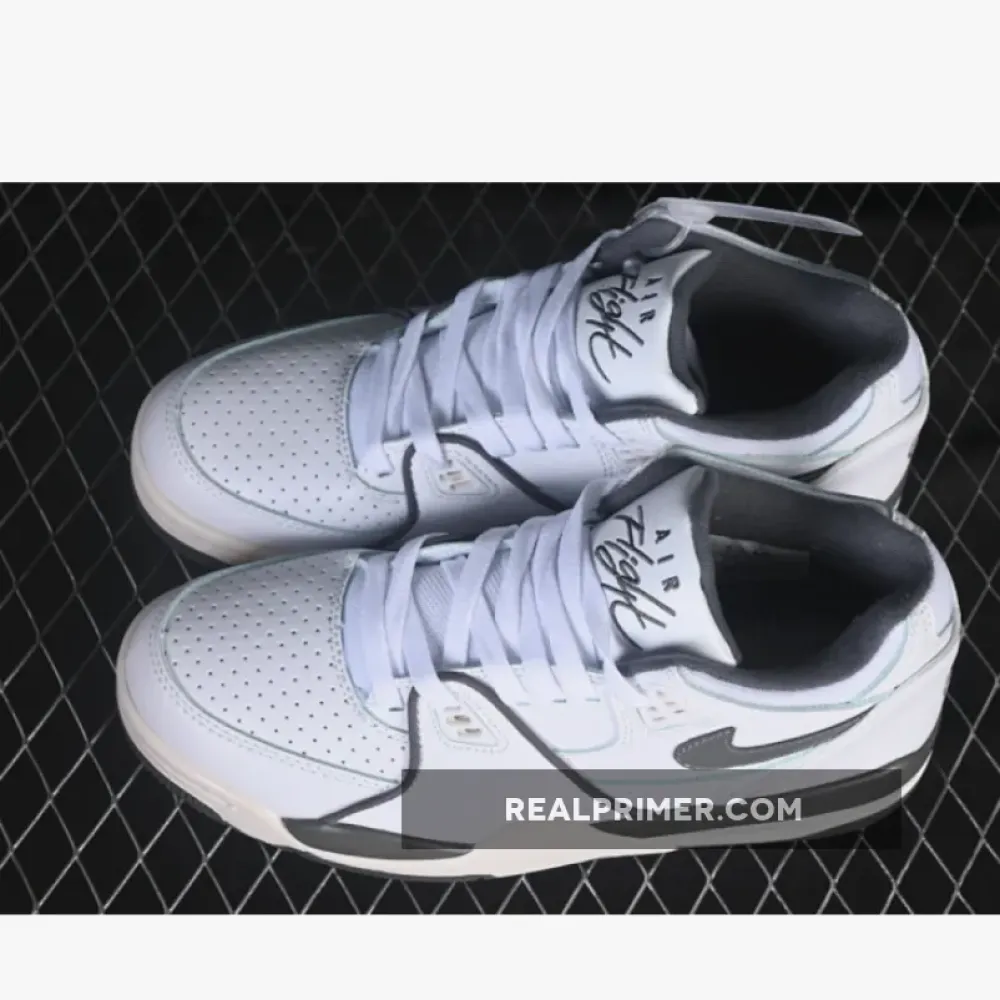 AIR FLIGHT 89 LOW BASKETBALL SHOES DARK GREY/WHITE HJ4484-101