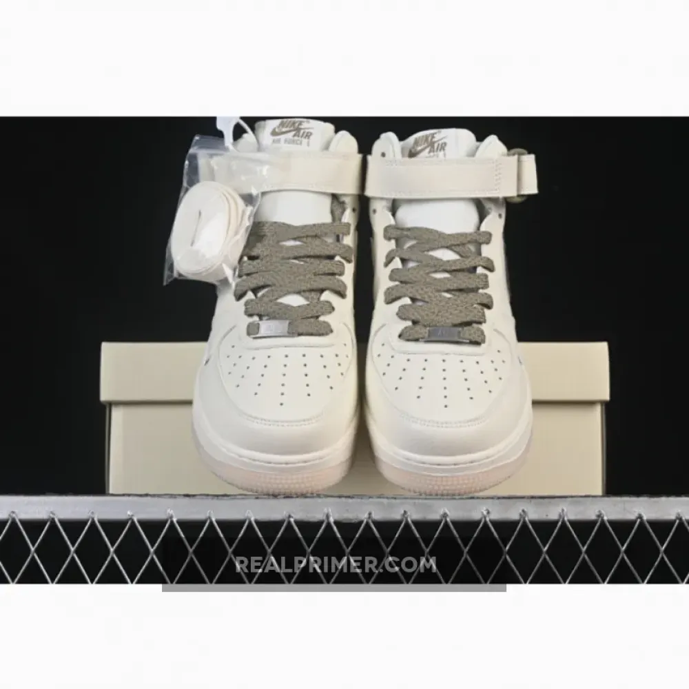 AIR FORCE 1 07 MID BEIGE/GREEN/BEIGE XL0236-231