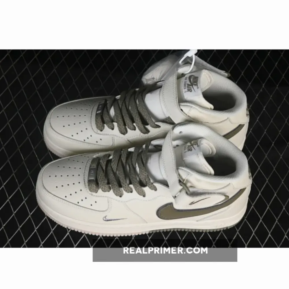 AIR FORCE 1 07 MID BEIGE/GREEN/BEIGE XL0236-231
