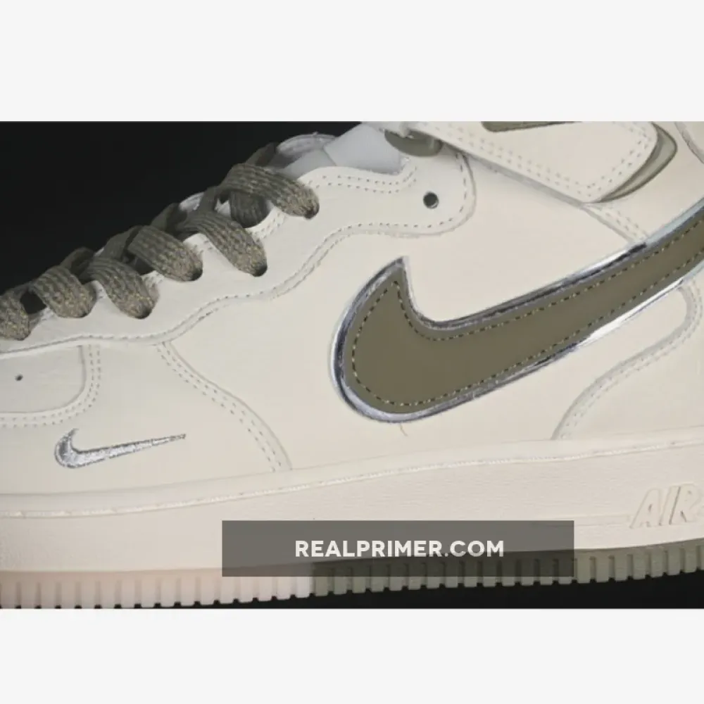 AIR FORCE 1 07 MID BEIGE/GREEN/BEIGE XL0236-231