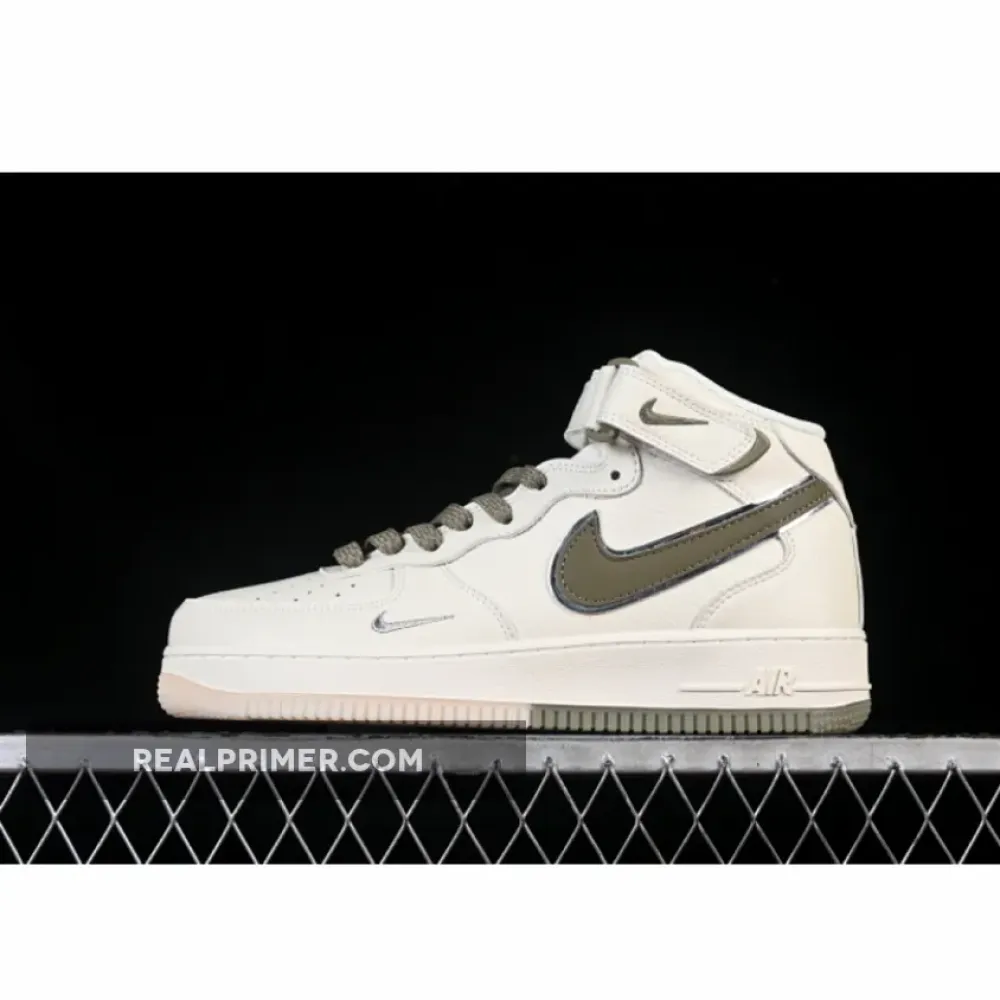 AIR FORCE 1 07 MID BEIGE/GREEN/BEIGE XL0236-231