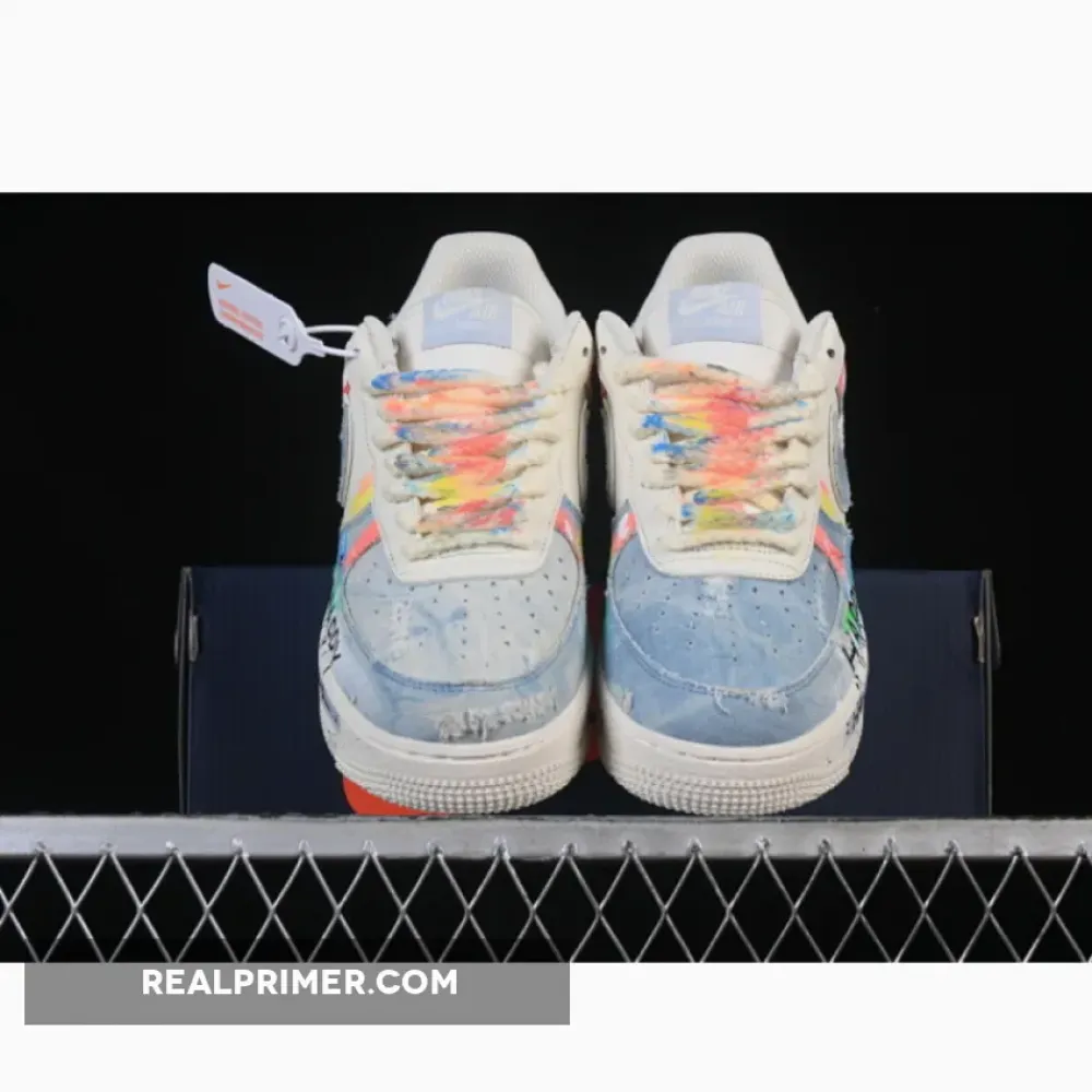 AIR FORCE 1 07 LOW FANTASY COWBOY WHITE/BLUE CW1888-116