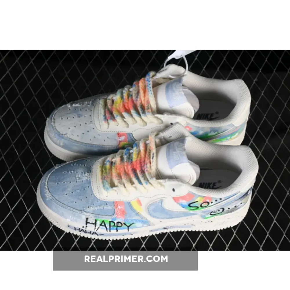 AIR FORCE 1 07 LOW FANTASY COWBOY WHITE/BLUE CW1888-116