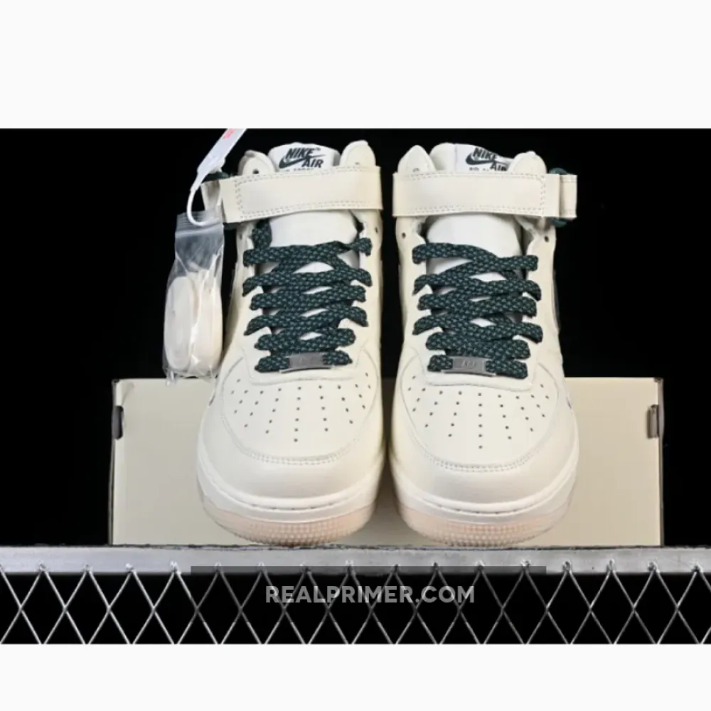 AIR FORCE 1 07 MID STARRY SKY BEIGE/DARK GREEN/PINK XL0236-235