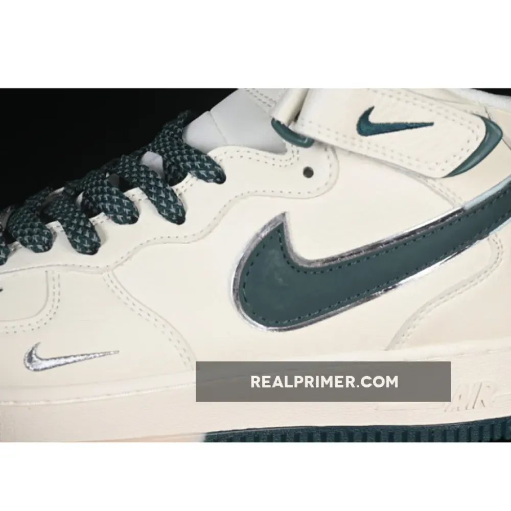 AIR FORCE 1 07 MID STARRY SKY BEIGE/DARK GREEN/PINK XL0236-235