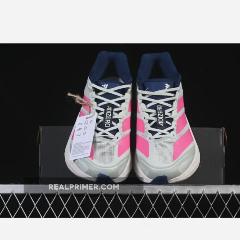 ADIZERO BOSTON 13 LINEN GREEN/SHOCK PINK/DARK BLUE HQ4912