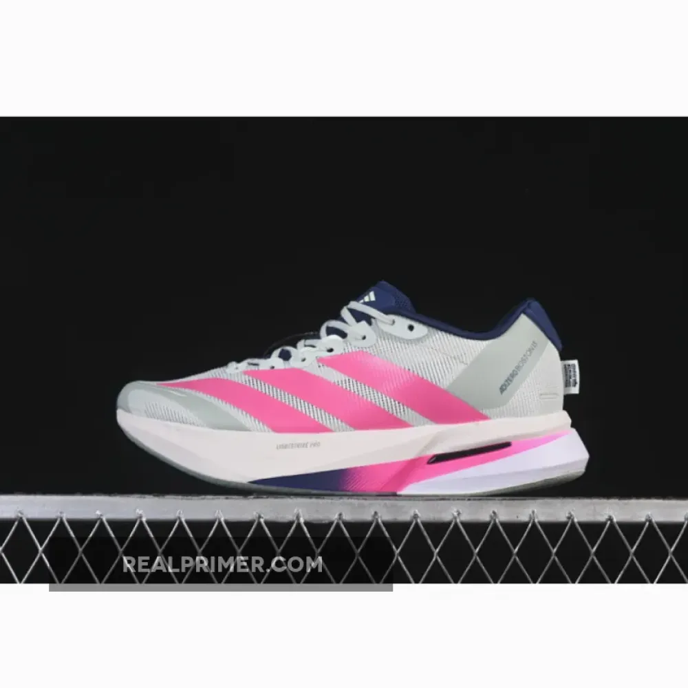 ADIZERO BOSTON 13 LINEN GREEN/SHOCK PINK/DARK BLUE HQ4912