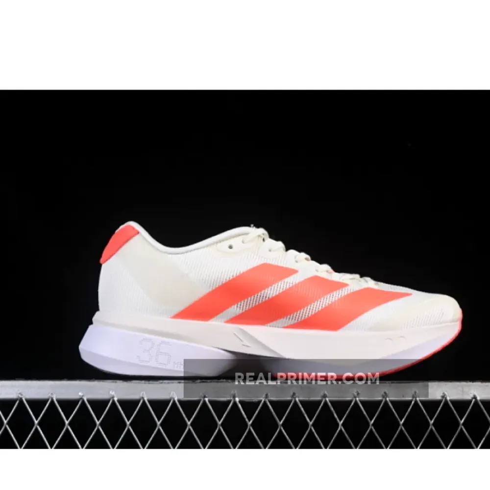 ADIZERO BOSTON LOW-TOP RUNNING SHOES BEIGE/ORANGE HQ7412