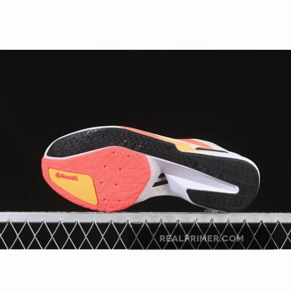 ADIZERO BOSTON LOW-TOP RUNNING SHOES BEIGE/ORANGE HQ7412