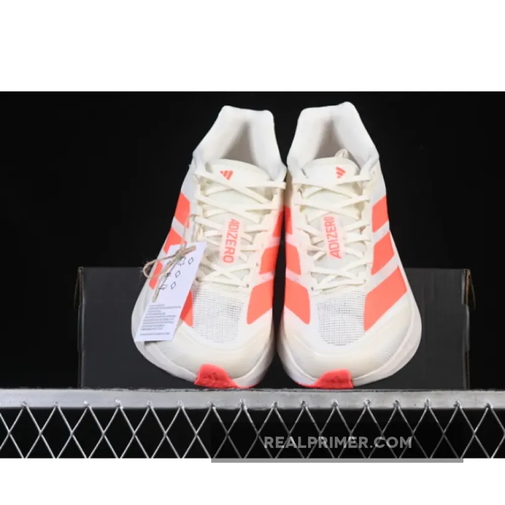 ADIZERO BOSTON LOW-TOP RUNNING SHOES BEIGE/ORANGE HQ7412