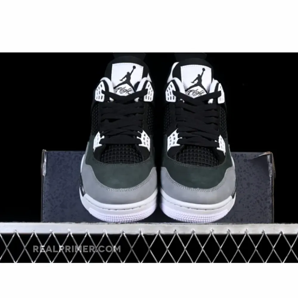 AIR JORDAN 4 FEAR AJ4 BASKETBALL SHOES BLACK/GREY FQ8138-002