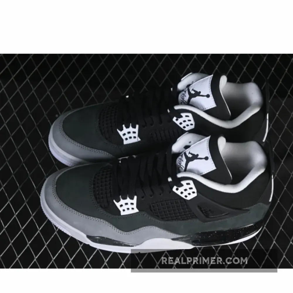 AIR JORDAN 4 FEAR AJ4 BASKETBALL SHOES BLACK/GREY FQ8138-002