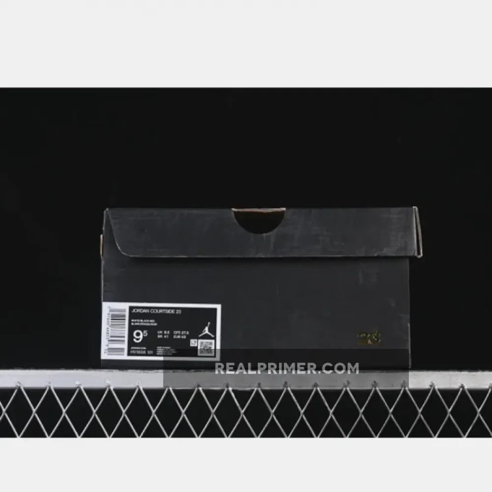 AIR JORDAN COURTSIDE 23 BASKETBALL SHOES BLACK/WHITE HV1808-101