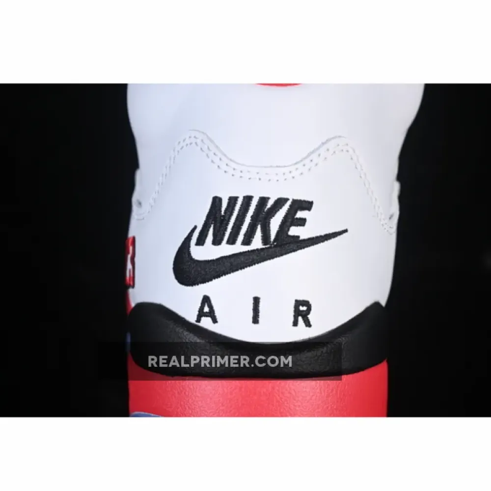 JORDAN 5 RETRO WHITE/FIRE RED/BLACK WOMAN:39