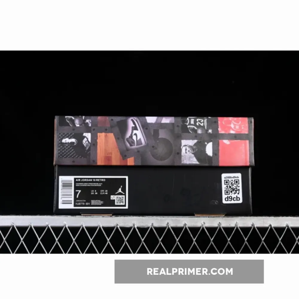 AIR JORDAN 10 RETRO SHADOW AJ10 DARK GRAY/BLACK HJ6779-001