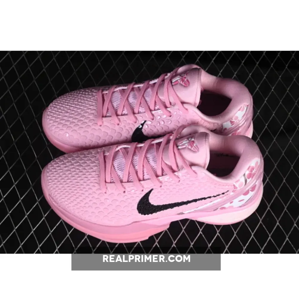 KOBE VI PROTRO 6 MEN S BASKETBALL SHOES PINK/BLACK WOMAN:39