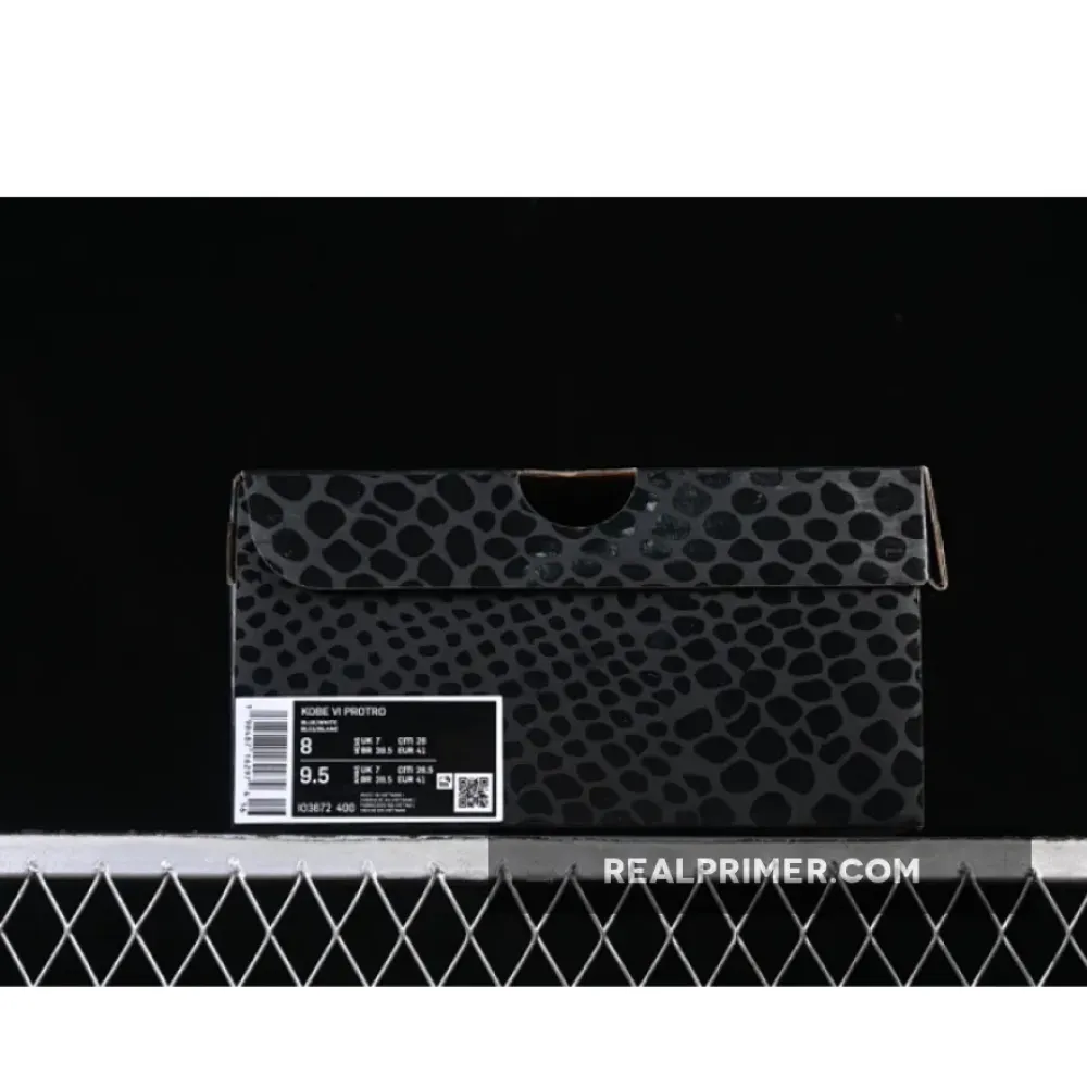 KOBE VI PROTRO 6 MEN S BASKETBALL SHOES BLUE/WHITE WOMAN:39