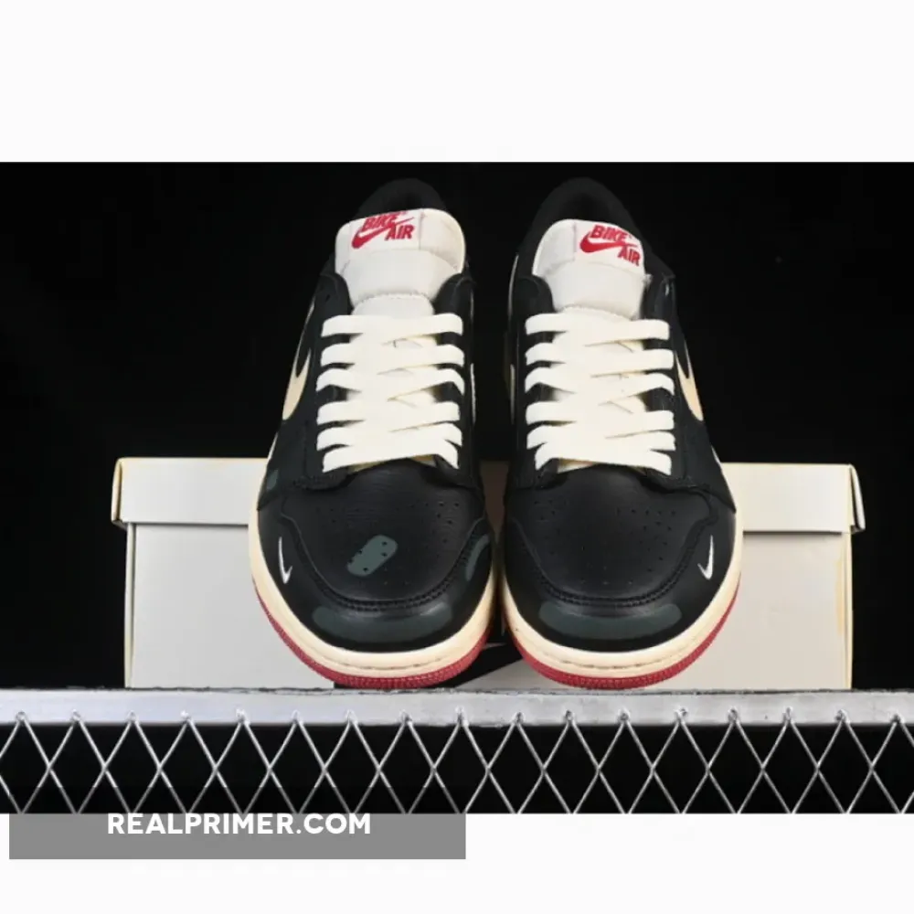 NIGEL SYLVESTER X AIR JORDAN 1 LOW WHITE/BLACK/GREEN IB8958-001